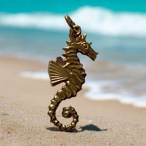 14k Gold Filled Seahorse Pendant